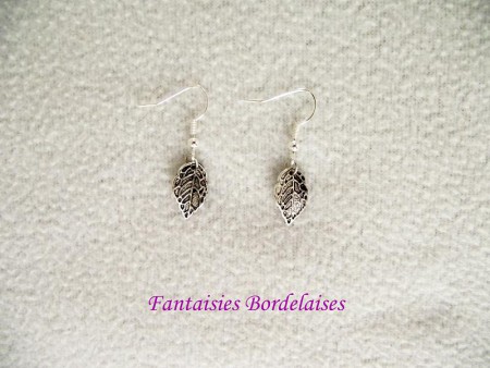 Boucles d'oreilles feuilles